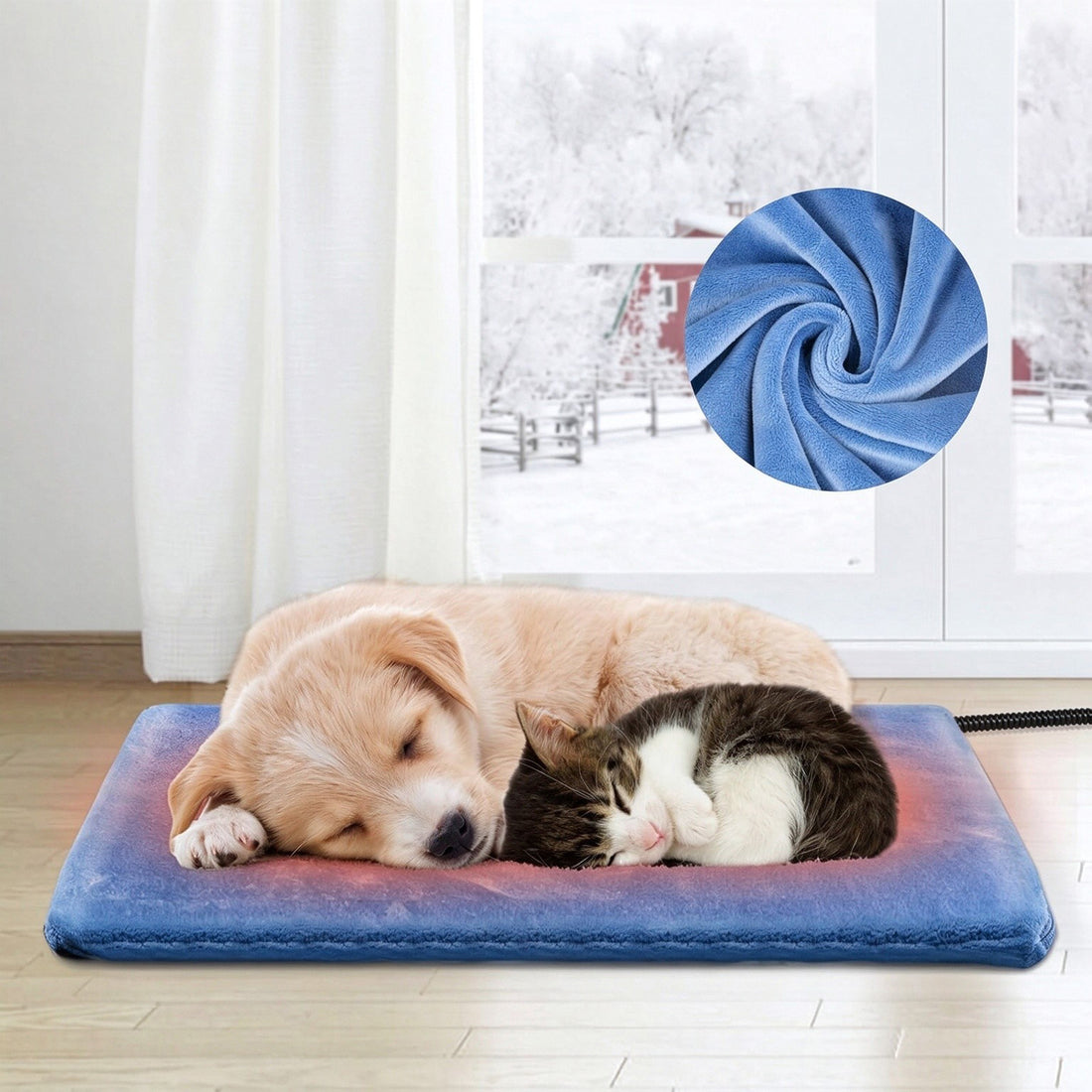 Waterproof Heated Pet Pad, 48 x 24 in