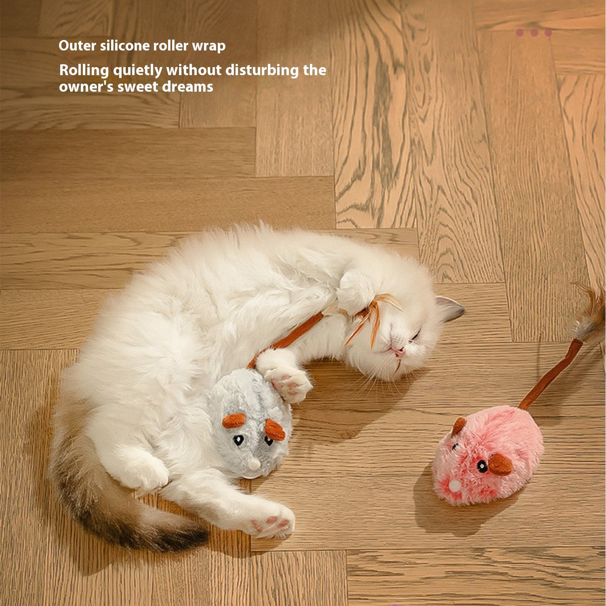Rechargeable Plush Mouse Cat Toy