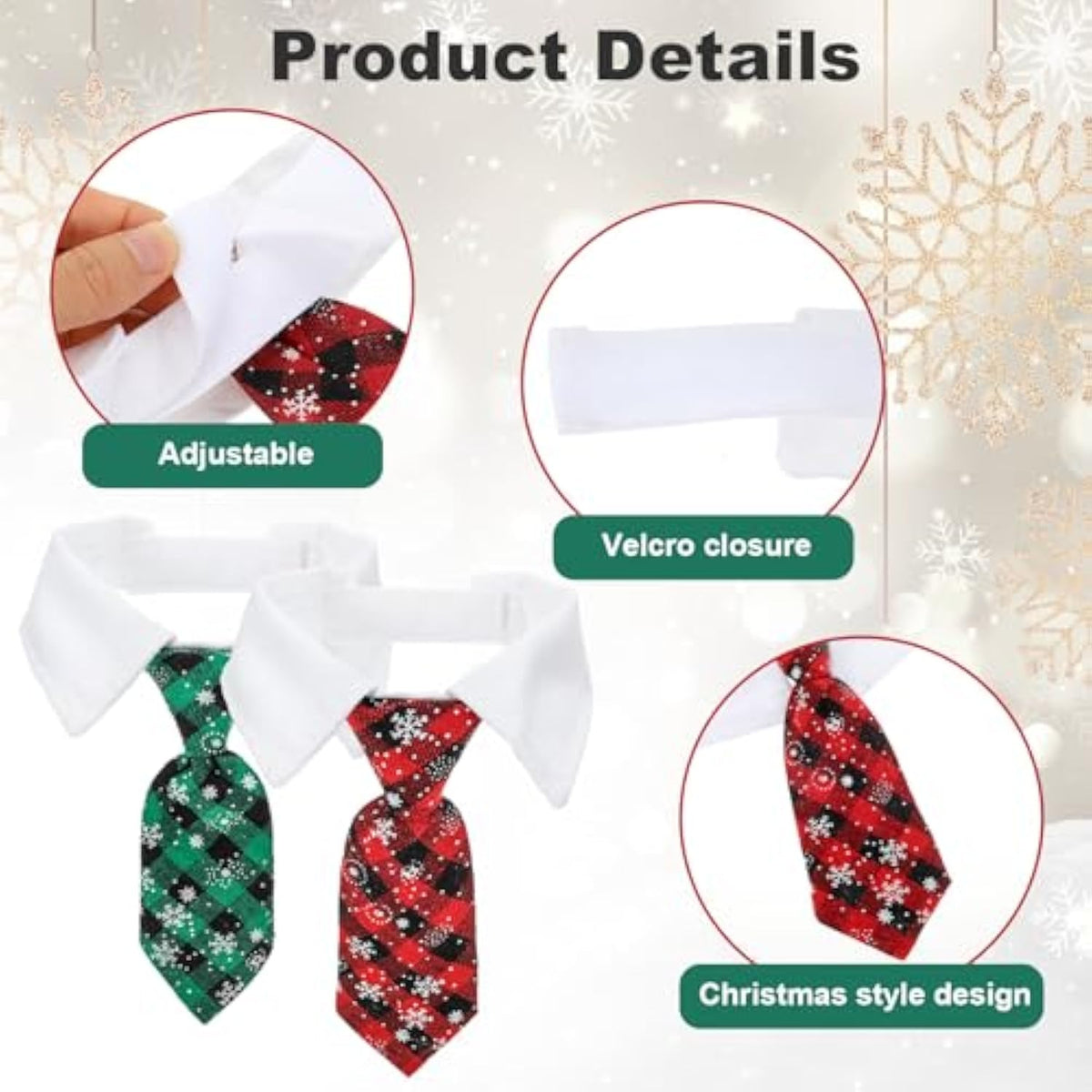 Christmas Dog Neck Tie – photo 6