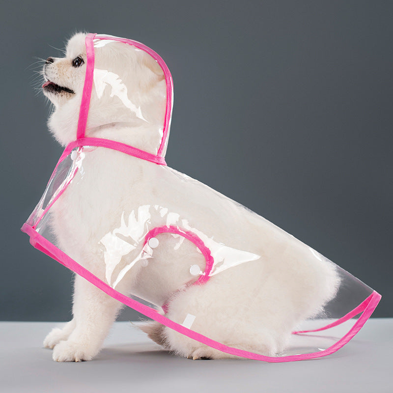 Clear Dog Raincoat – photo 3