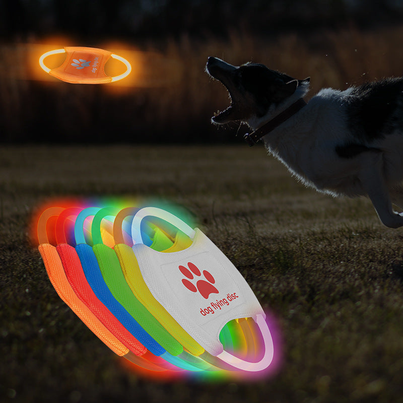LED Light-Up Flying Disc for Dogs – photo 5