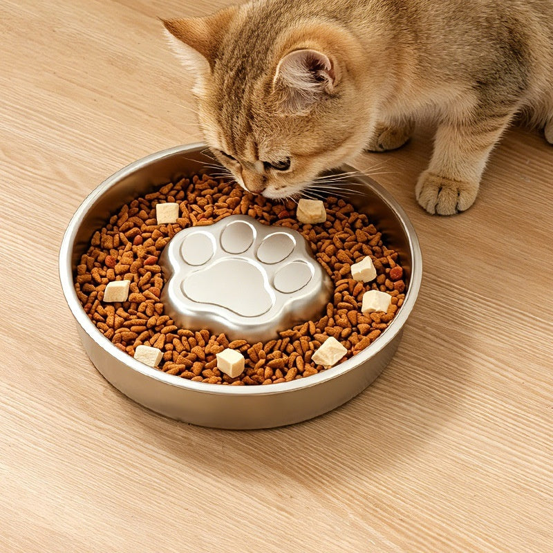 Stainless Steel Slow Feeder Bowl