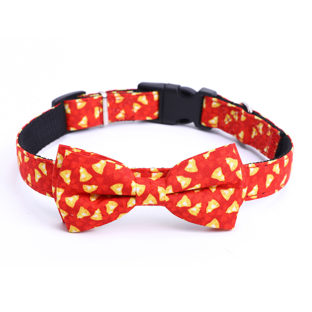 Christmas Bow Dog Collar – photo 3