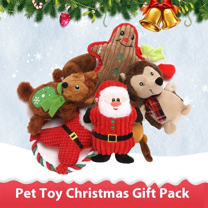 Christmas Squeaky Plush Pet Toy