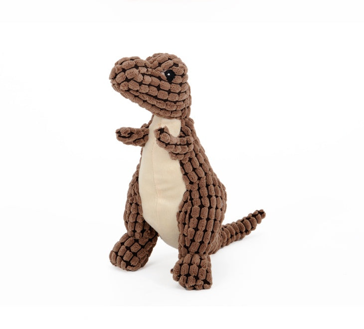 Plush Dinosaur Squeaky Dog Toy – photo 11