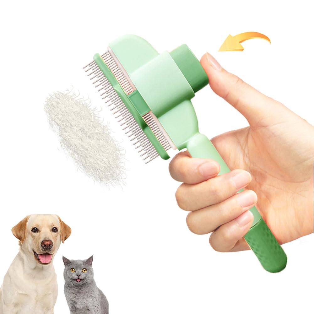 Pet Comb with One-Click Hair Release – photo 6