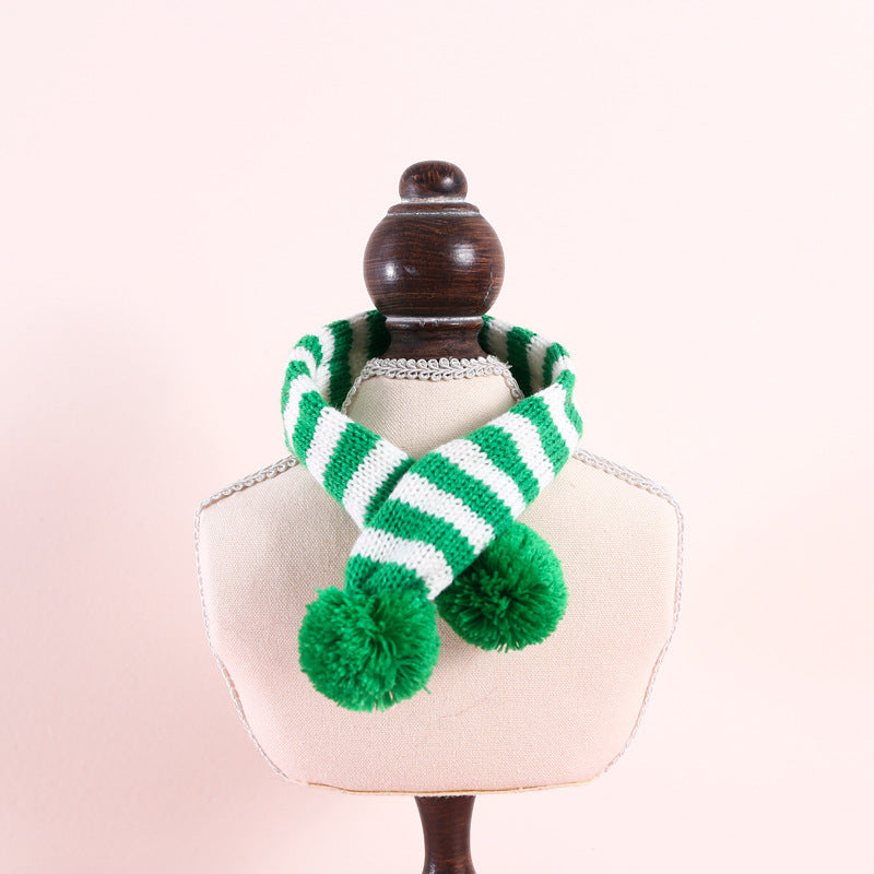 Striped Christmas Pet Scarf – photo 7