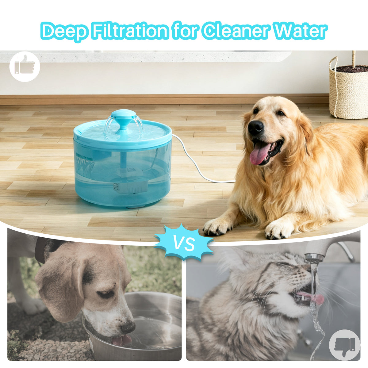Automatic Pet Water Fountain – photo 10