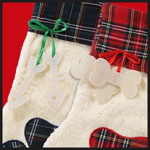 Buffalo Plaid Pet Christmas Stocking – photo 9