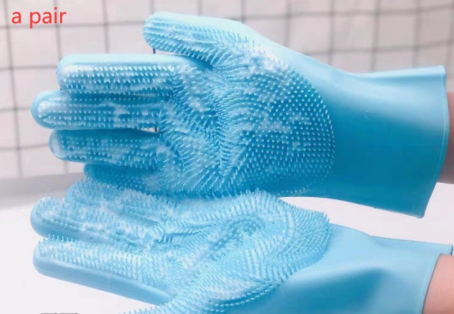 Silicone Pet Grooming Glove – photo 8