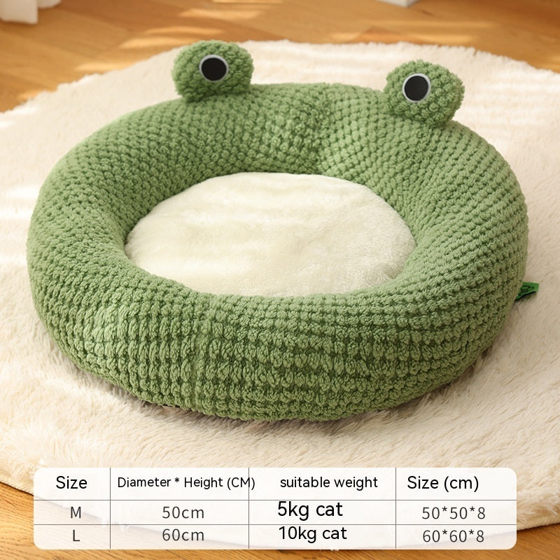 Frog Plush Pet Bed – photo 2