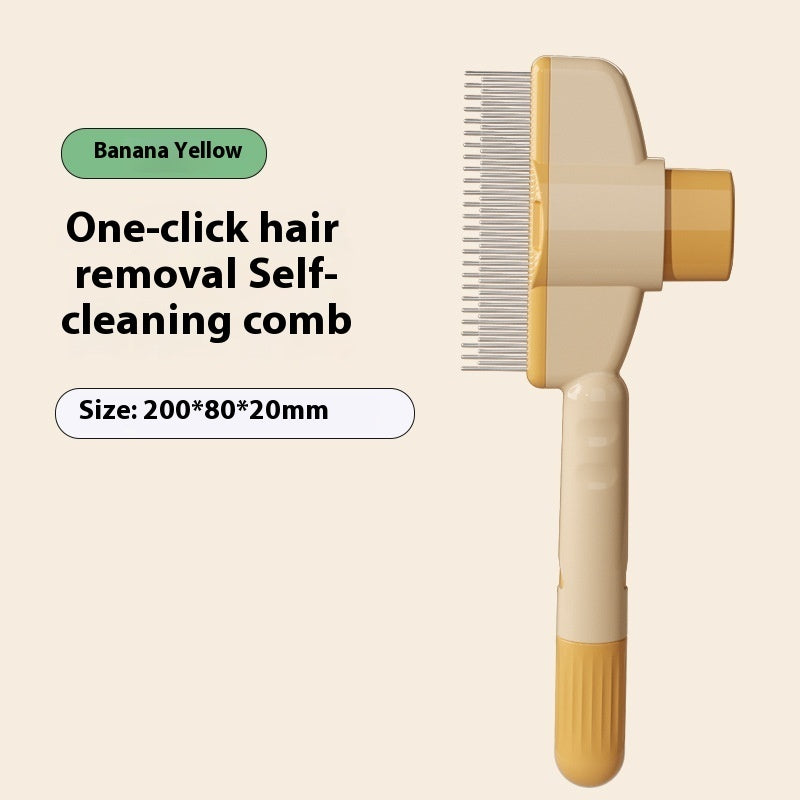 Pet Comb with One-Click Hair Release – photo 7