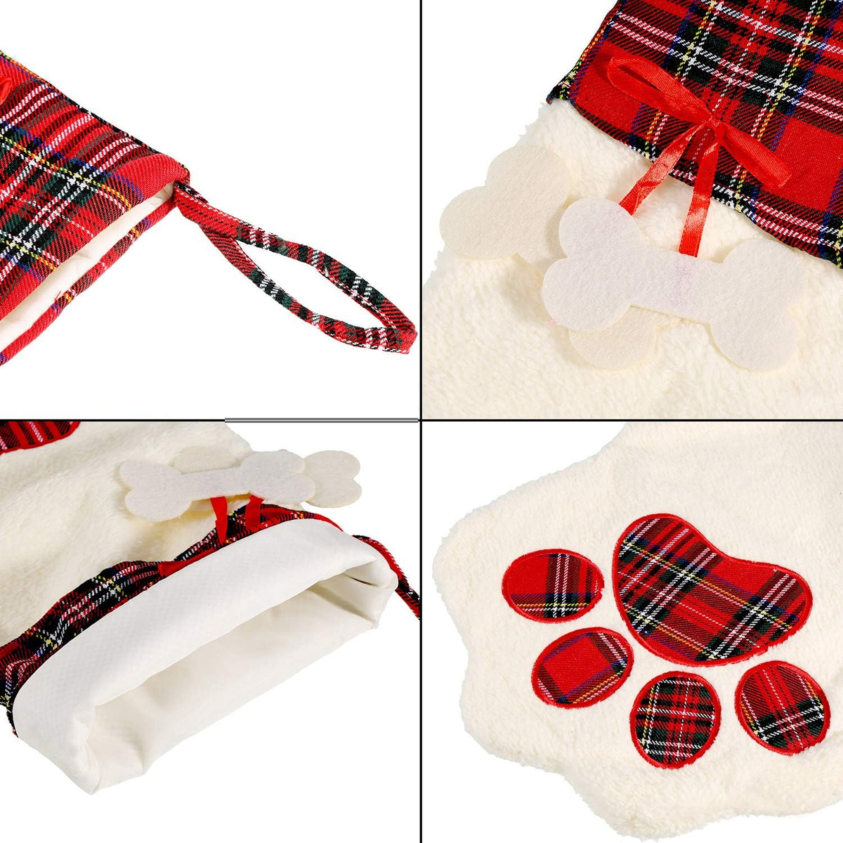 Buffalo Plaid Pet Christmas Stocking – photo 10
