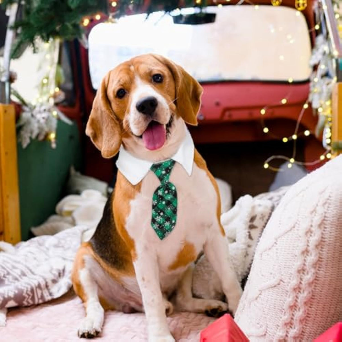 Christmas Dog Neck Tie – photo 3
