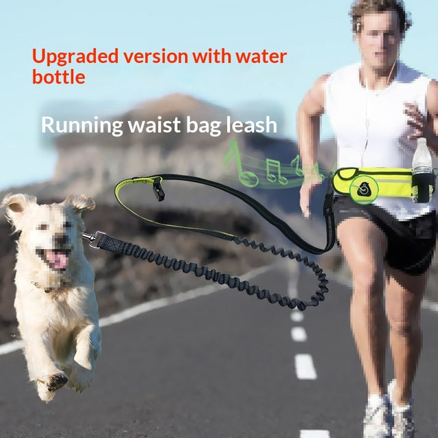 Hands-Free Dog Leash with Waist Bag
