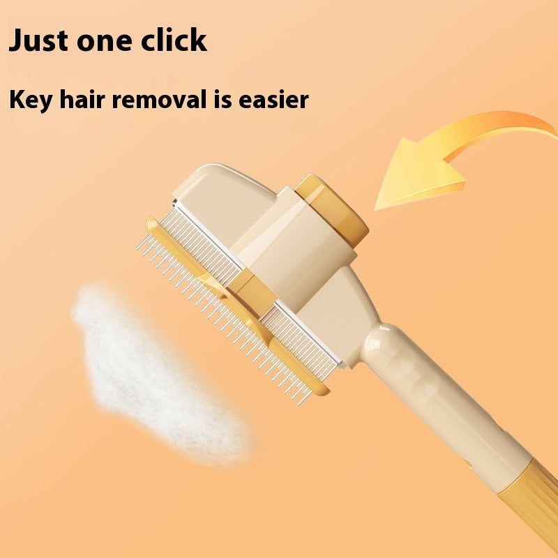 Pet Comb with One-Click Hair Release – photo 2