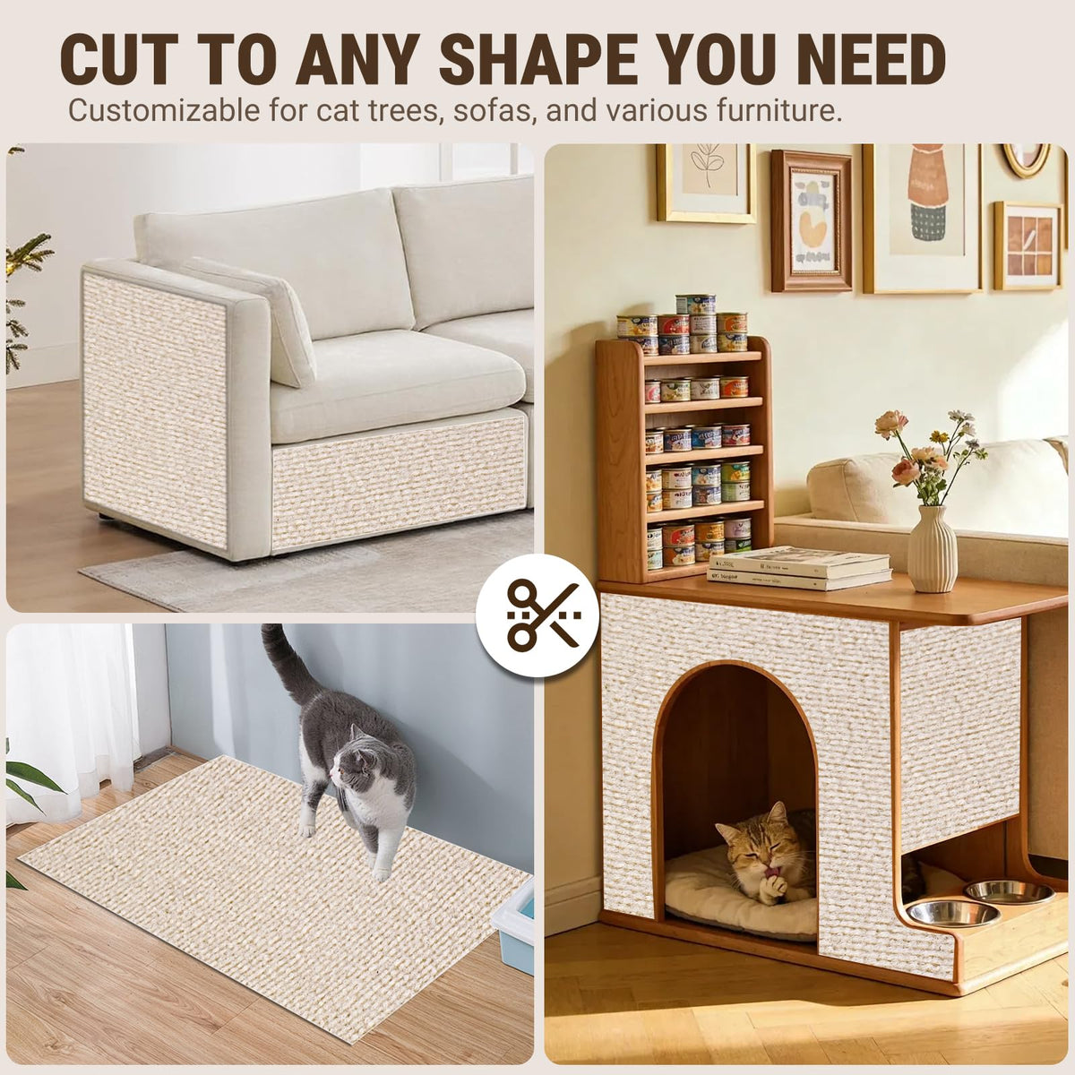Cut-to-Fit Cat Scratching Mat – photo 2