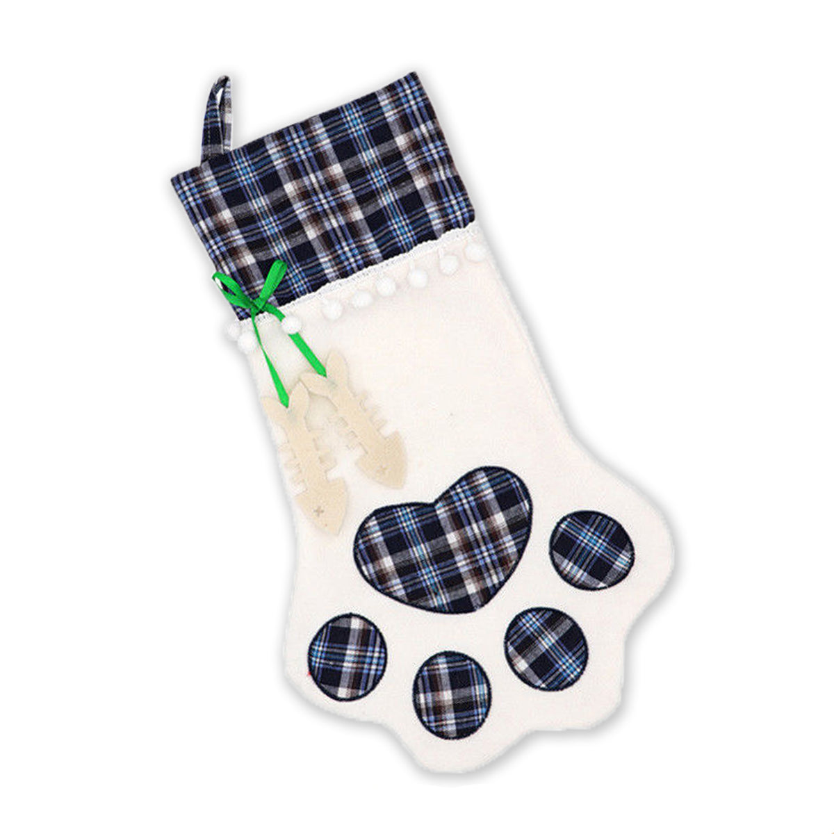 Buffalo Plaid Pet Christmas Stocking – photo 11