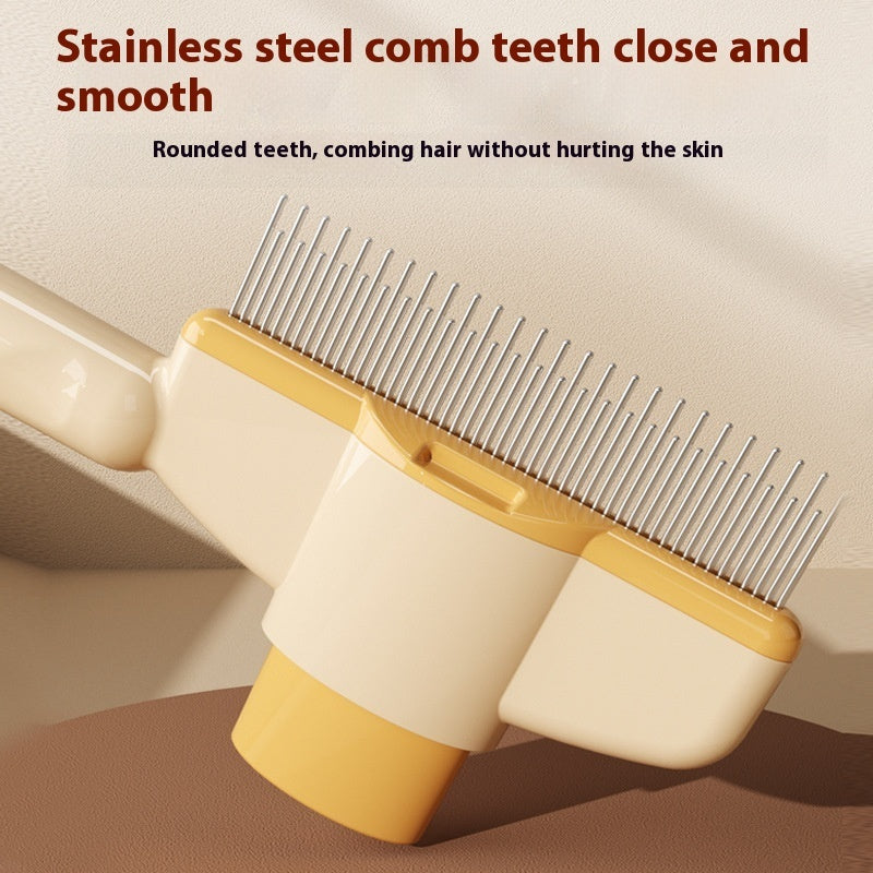 Pet Comb with One-Click Hair Release – photo 3