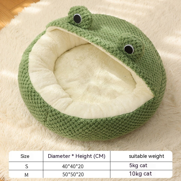 Frog Plush Pet Bed – photo 3